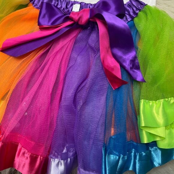 Rainbow Paw Patrol 5th Birthday Girl Jamie Tutu Outfit - Picture 3 of 7